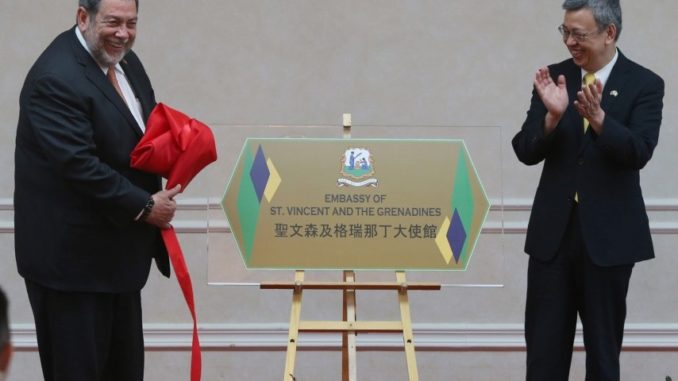 St Vincent Embassy Officially Opens In Taiwan