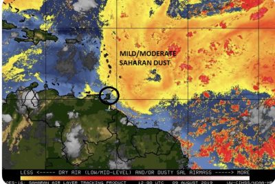 Sahara dust profile