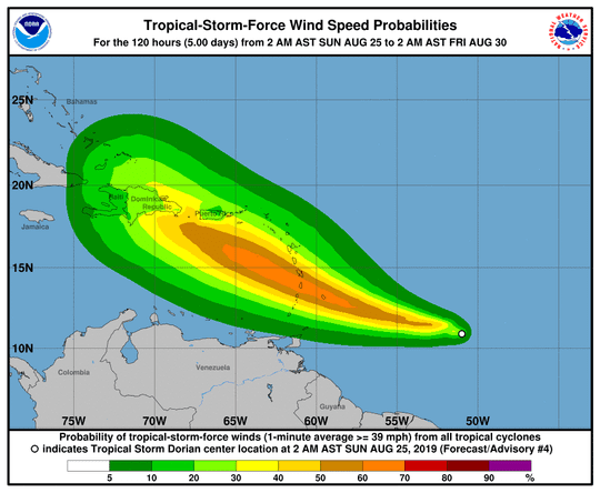 Tropical Storm Dorian expected to hit B’dos, no threat to T&T