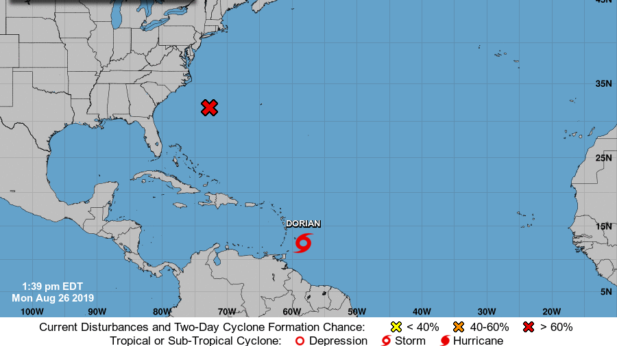Tropical Storm Dorian Approaches Barbados