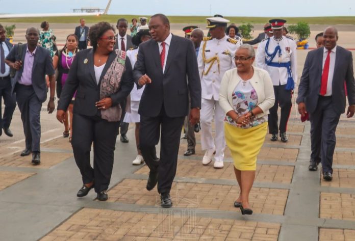 President of Kenya Arrives in Barbados for Official State Visit