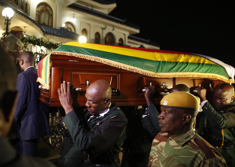 Mugabe’s Body Arrives Home in Zimbabwe