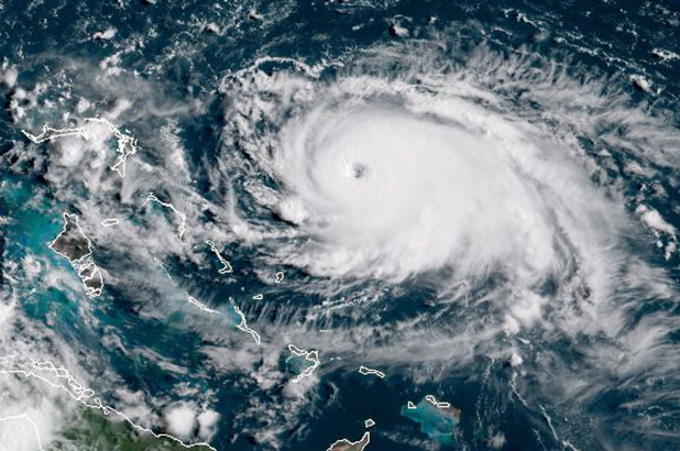 Tracking Hurricane Dorian -Parts of  Bahamas under water!