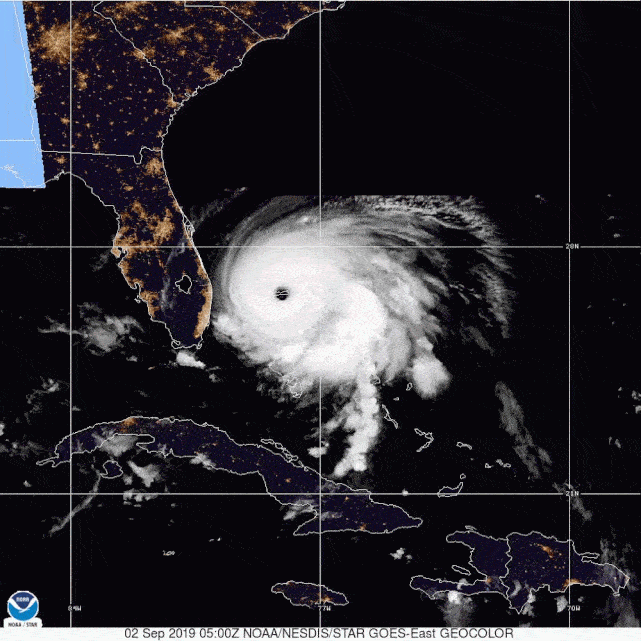 UPDATE: Hurricane Dorian heads to the U.S
