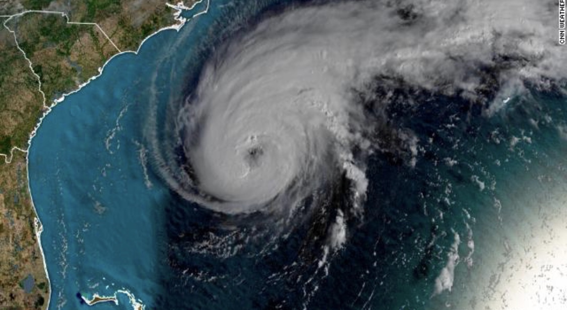 Humberto now a category 3 hurricane