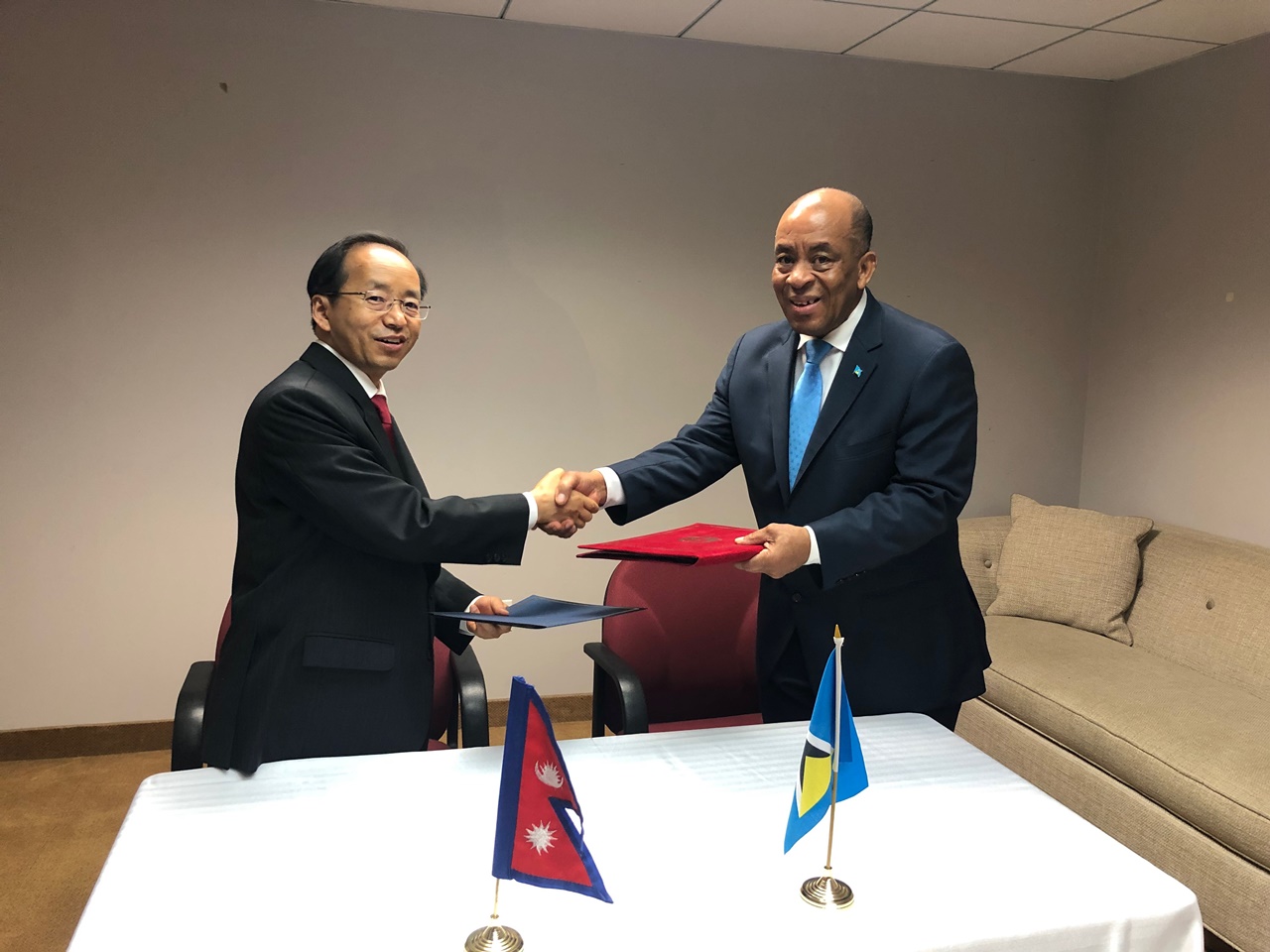 Nepal and Rwanda Forge Diplomatic Ties with Saint Lucia