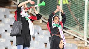 Iranian women finally allowed to officially watch football match after 40 years