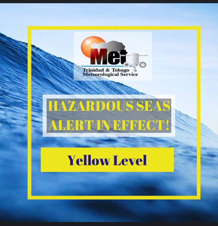 Hazardous Seas Alert in effect – report of massive waves at Maracas Bay