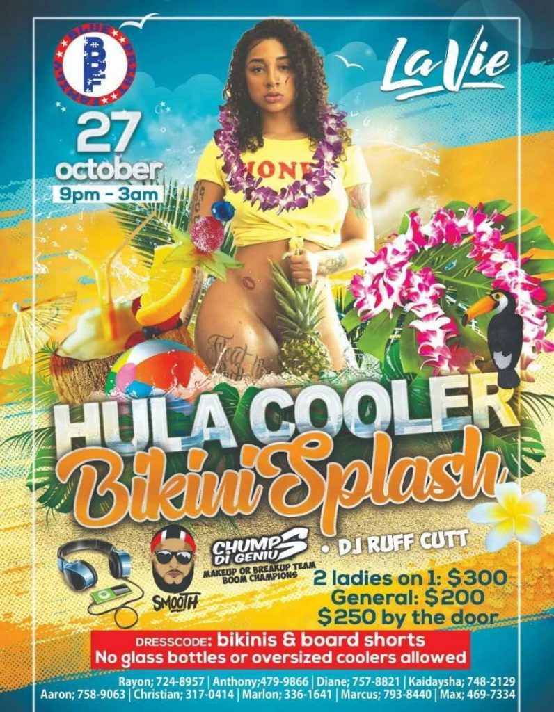 HDC blocks “Hula Cooler, Bikini Splash” party