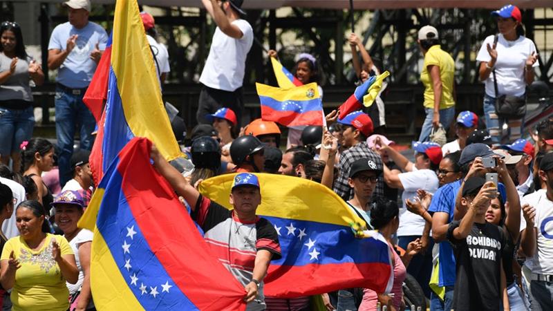 Venezuela’s Guaidó Leads Thousands in Anti-Maduro Protest