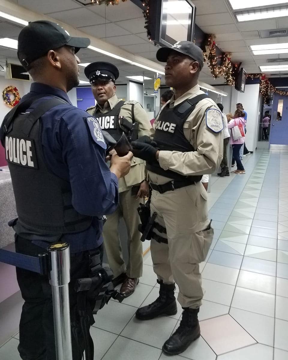 Increased patrol by the TTPS at banking institutions