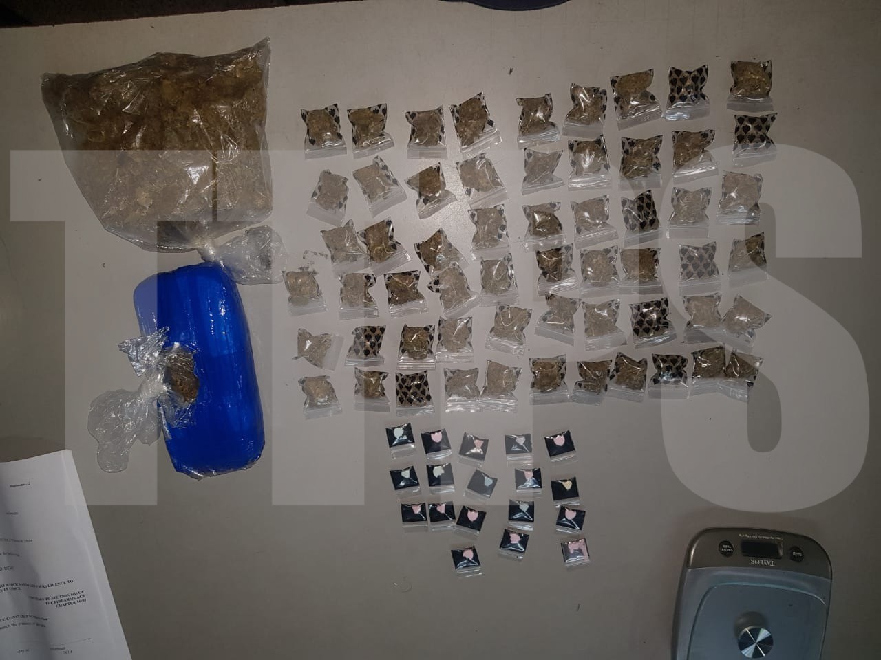 Five men held with illegal drugs in South Trinidad