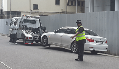 Beware of where you park in POS – wrecking to resume in April