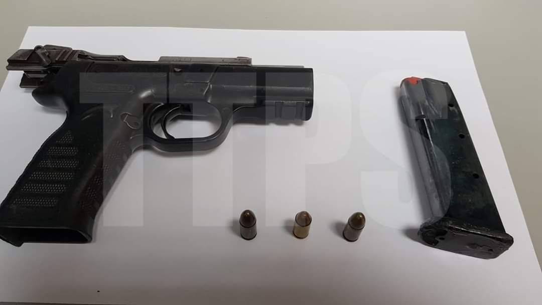 Pistol, ammo found in Tunapuna