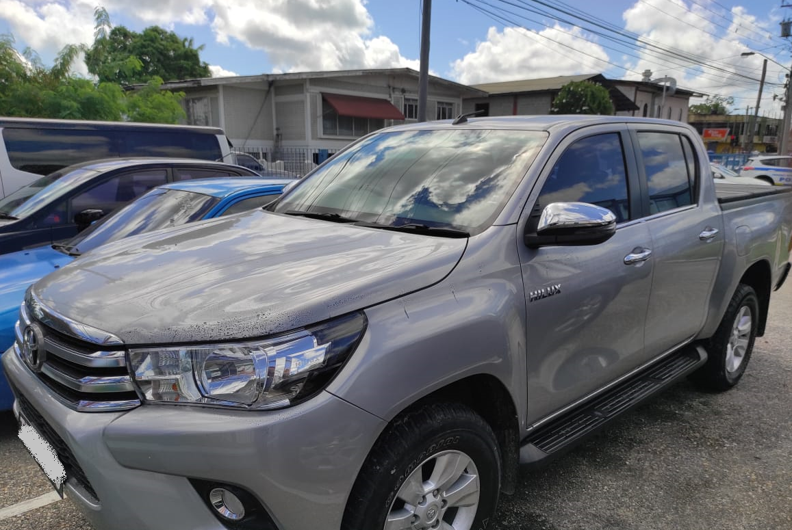 Police recover stolen Hilux in Cunupia