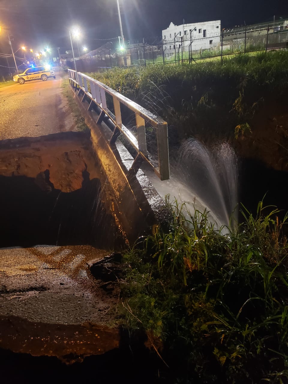 WASA denies being responsible for bridge collapse in Arouca