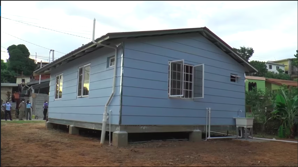 Mother of two gets new house from police service