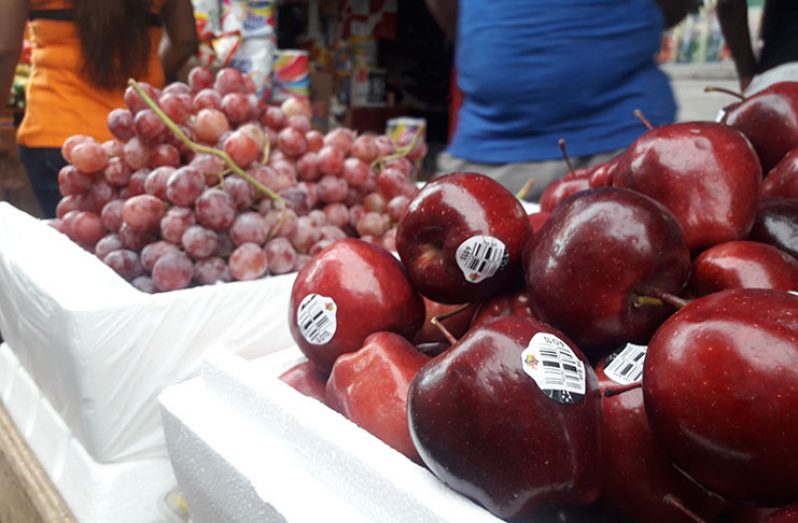 VAT on apples, grapes and other luxury items from January