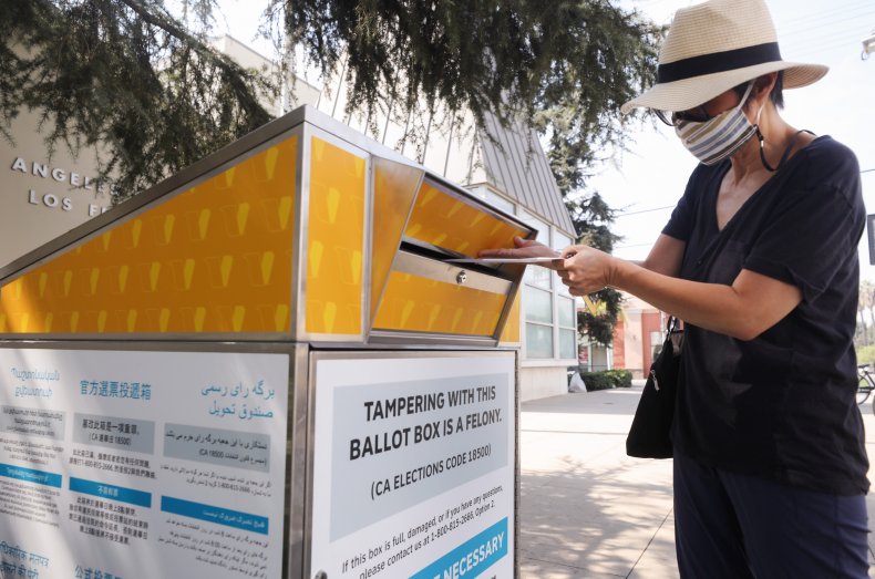 Republican party installs fake ballot drop boxes in Southern California