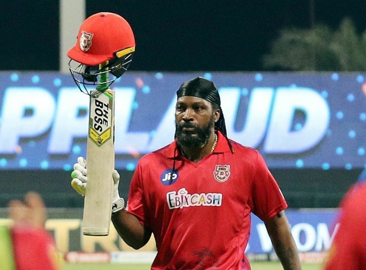 Chris Gayle fined for flinging bat after missing IPL century