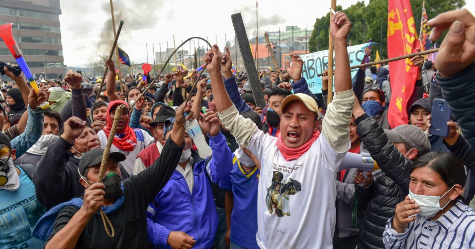 Ecuadorian Indigenous Condemns Moreno for Crime Against Humanity