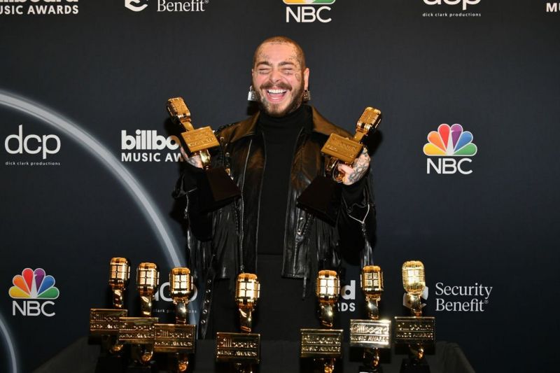 Post Malone snags 9 trophies at the 2020 Billboard Music Awards
