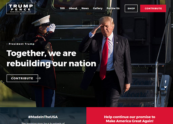 Donald Trump’s Campaign Site Hacked