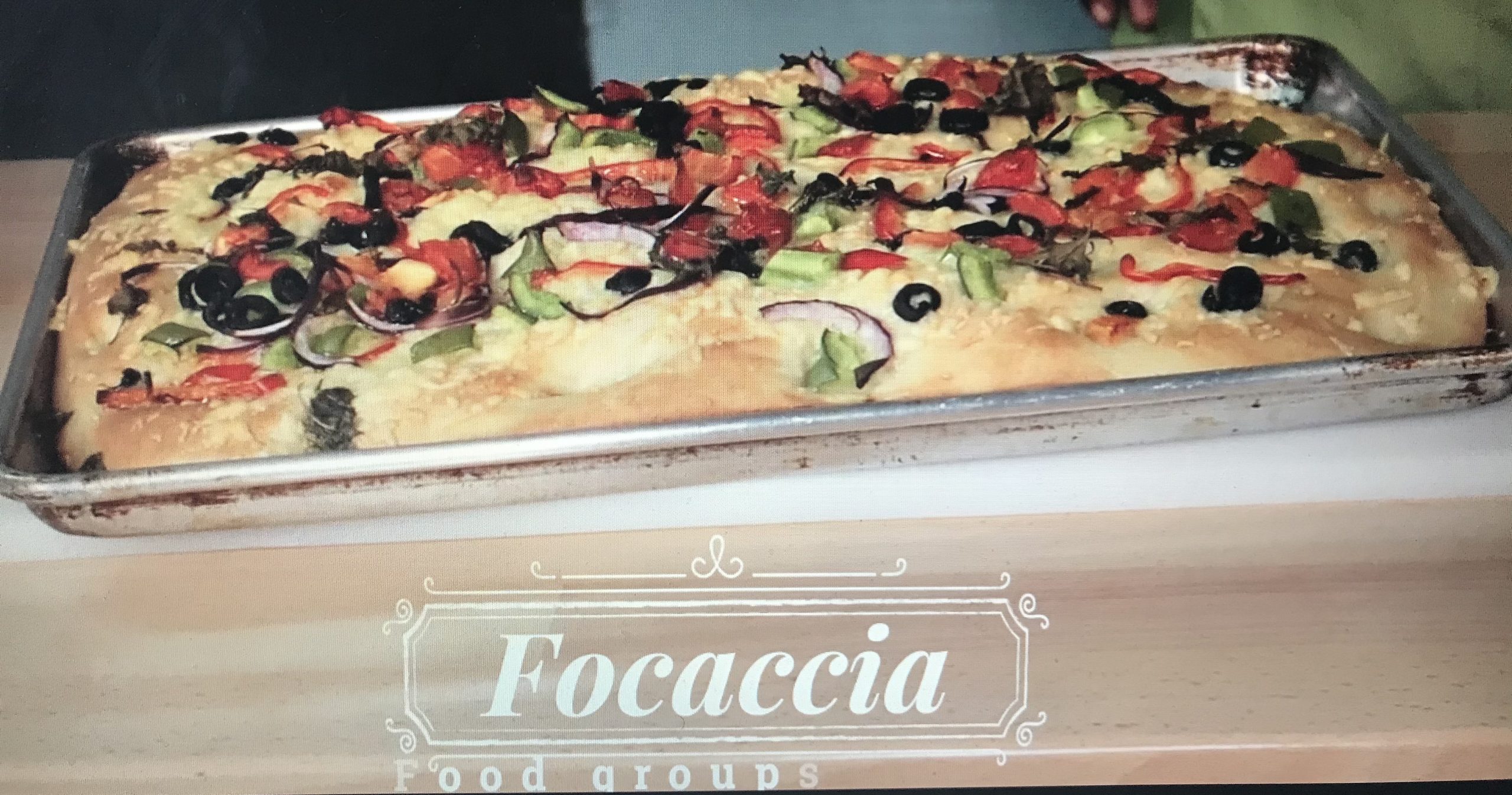 Izzso media: “Food Groups” Learn to make ‘Focaccia’ Tasty Italian flat bread with delicious Parmesan cheese and veggies