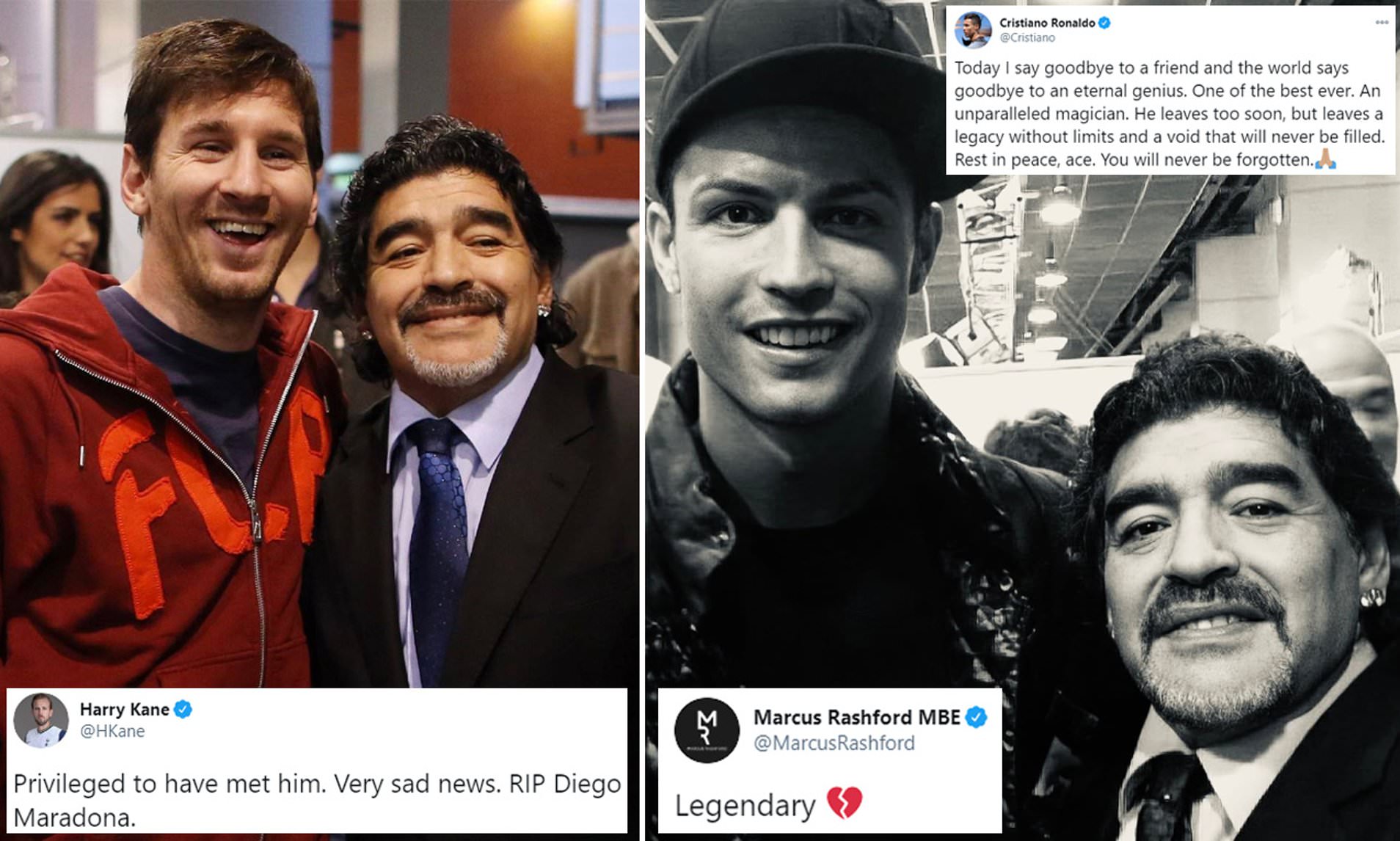 Lionel Messi’s Message for the late Football Legend Maradona