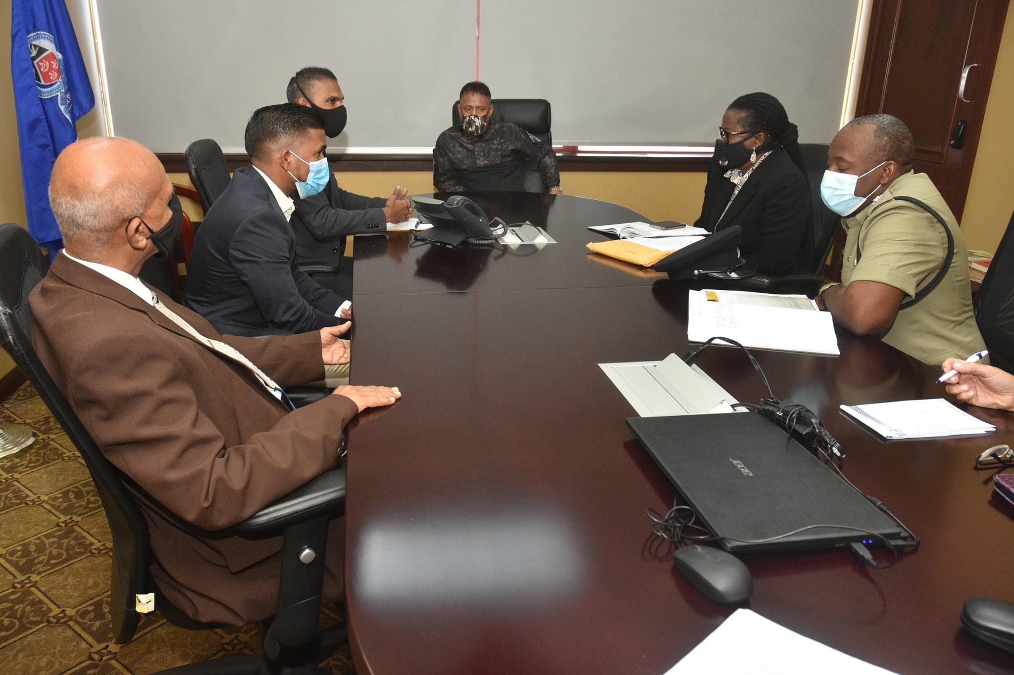 CoP met with the Chaguanas Mayor to discuss policing issues within the Borough