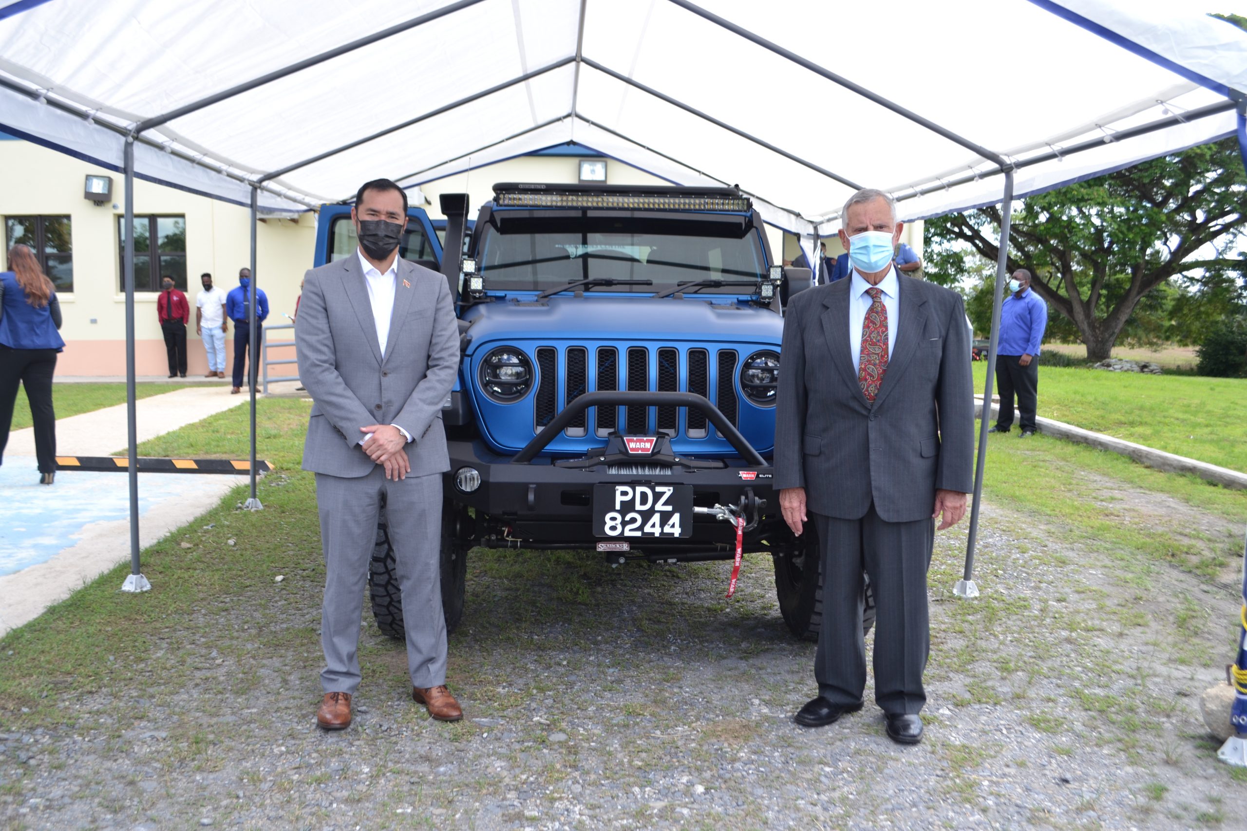 U.S. donates vehicular and technological equipment to the ODPM