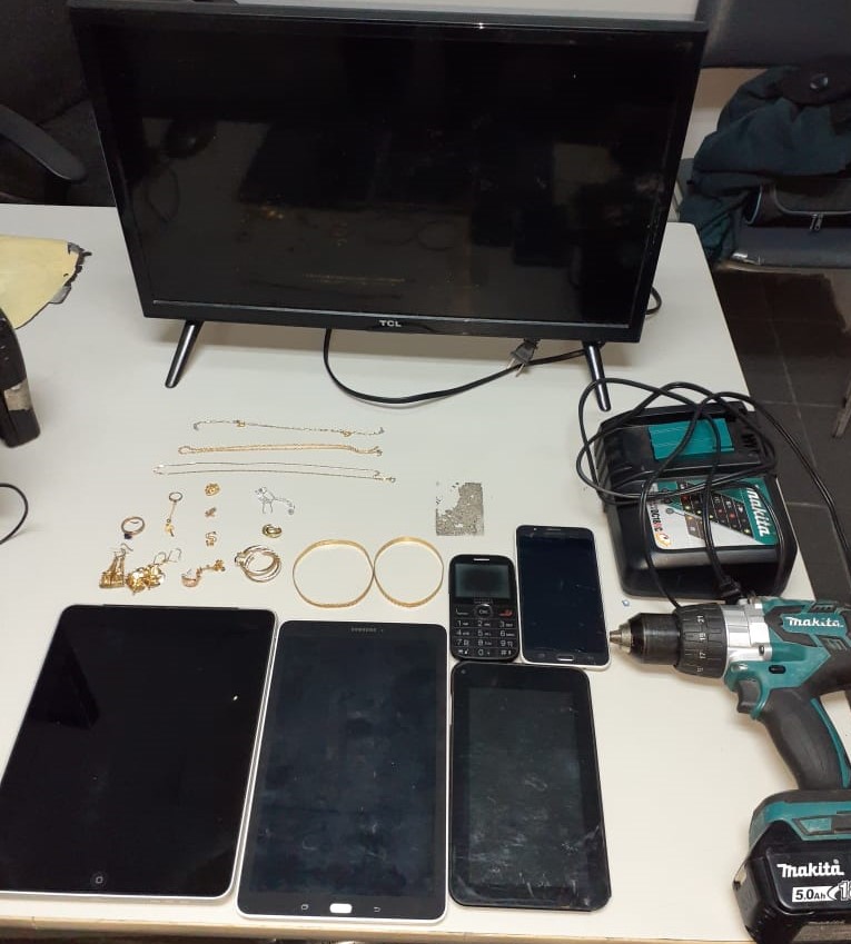 One man arrested – stolen items recovered