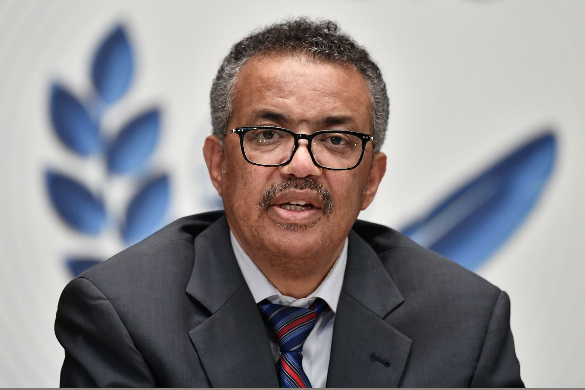 WHO Chief Tedros to Quarantine After Contact Gets COVID-19