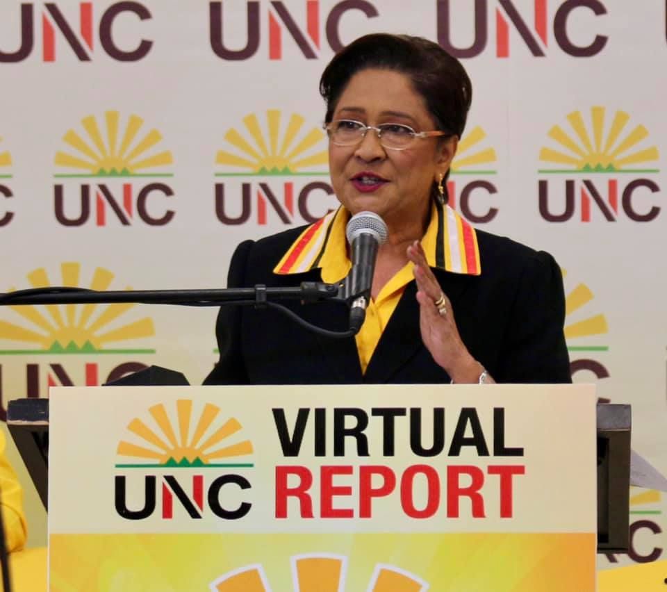Kamla: UNC will only support Anti-Gang bill once procurement legislation implemented