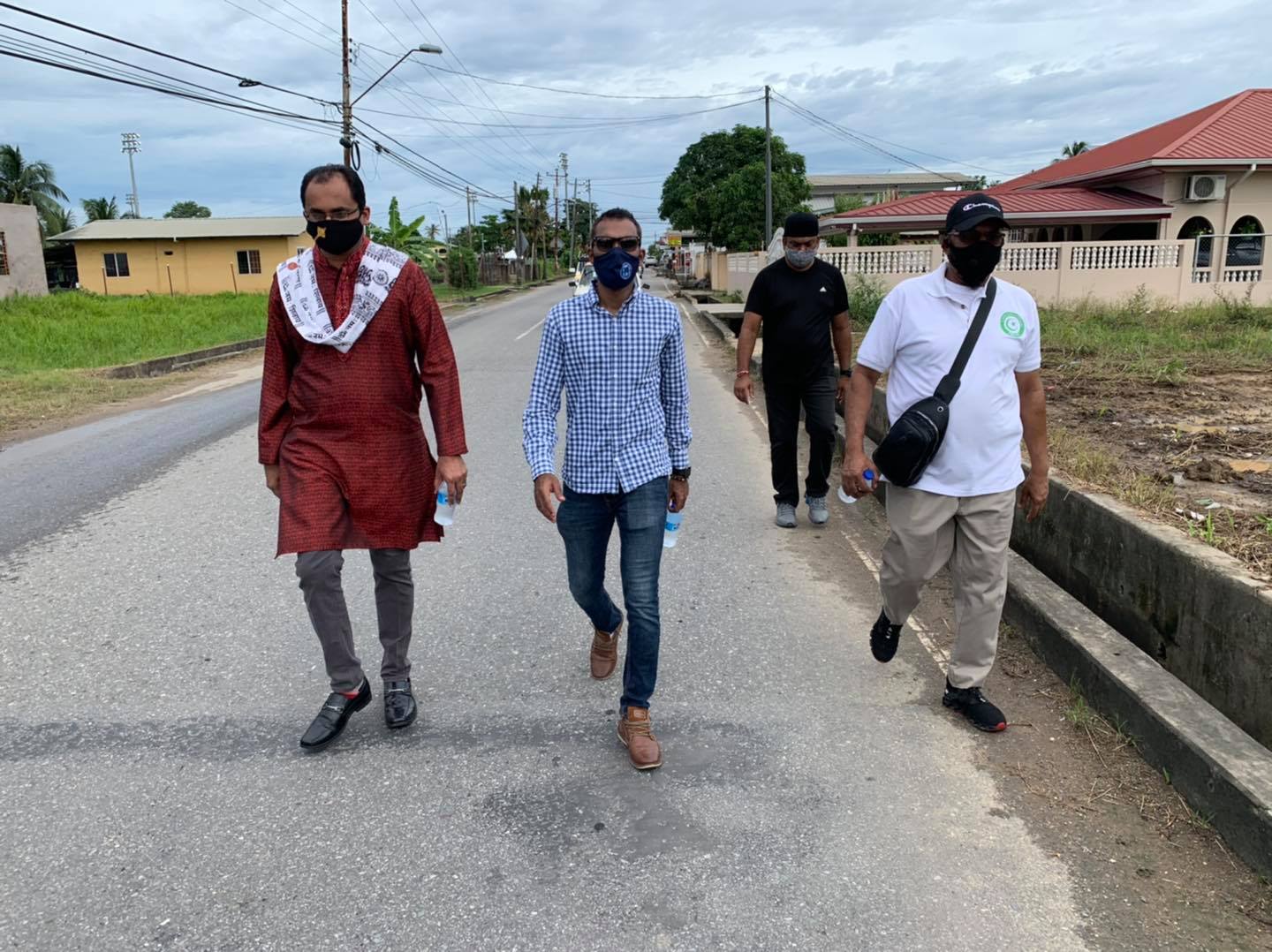Chaguanas MP and Mayor stage walkabout and motorcade in Felicity over rising crime