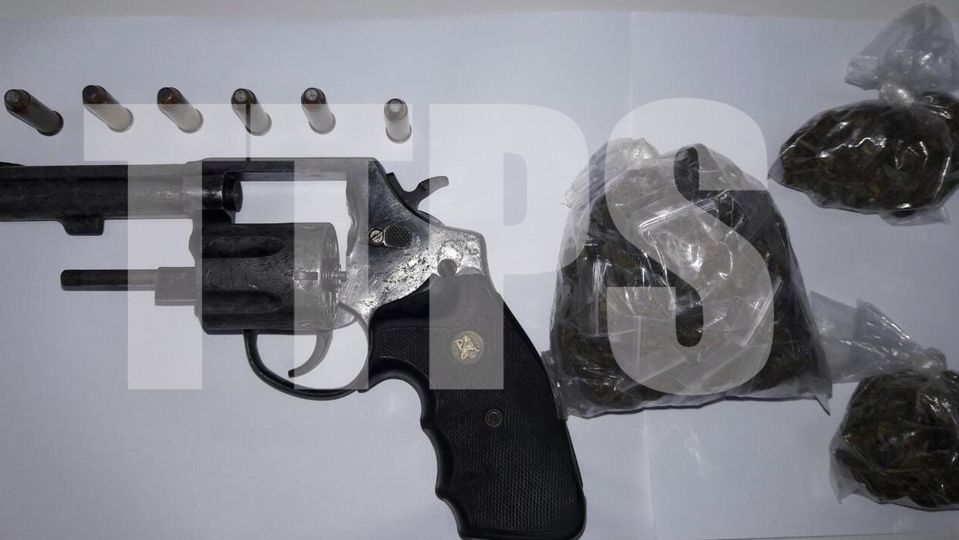 Firearm, ammo, marijuana seized in Arima