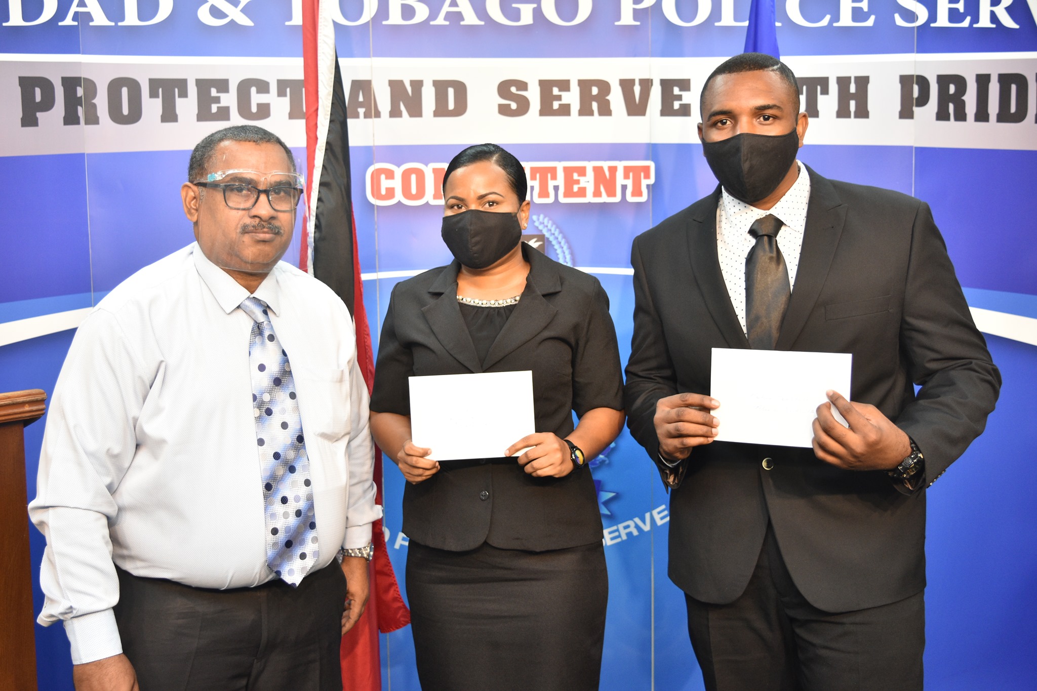 Two police officers rewarded for outstanding service