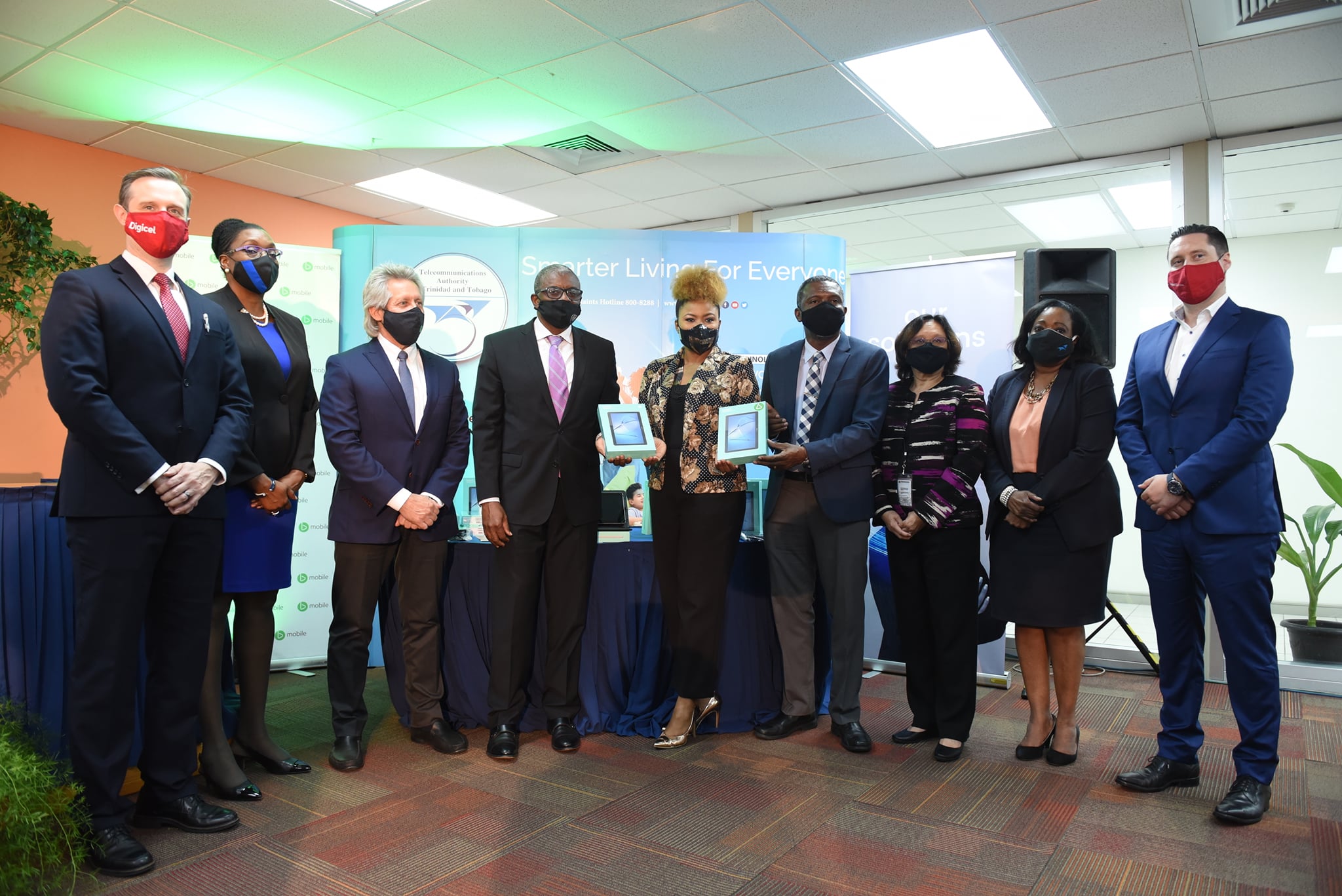 Digicel and TSTT partner to donate 800 devices
