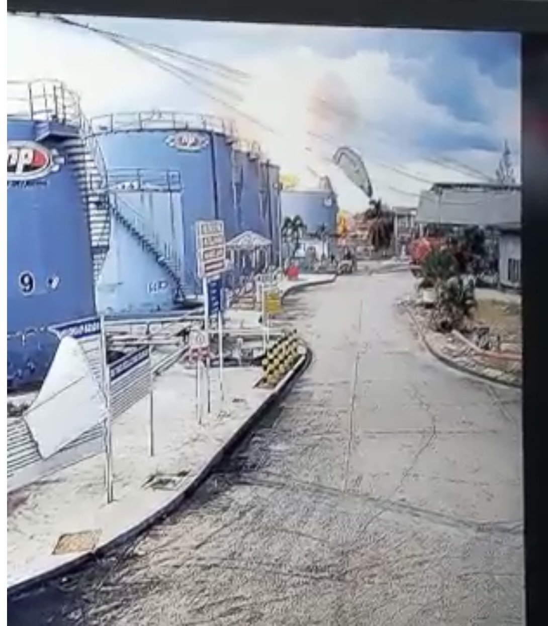 New Video of explosion at NP Fuel storage