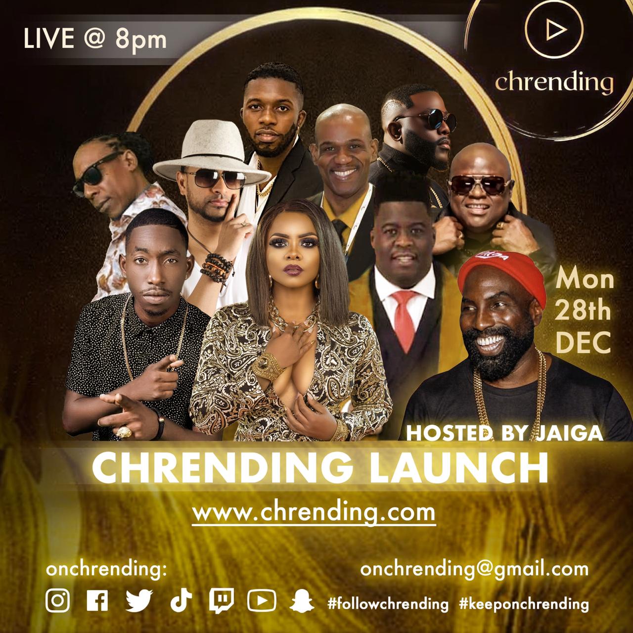 Blaxx and Bitts among stars performing at CHRENDING launch tonight