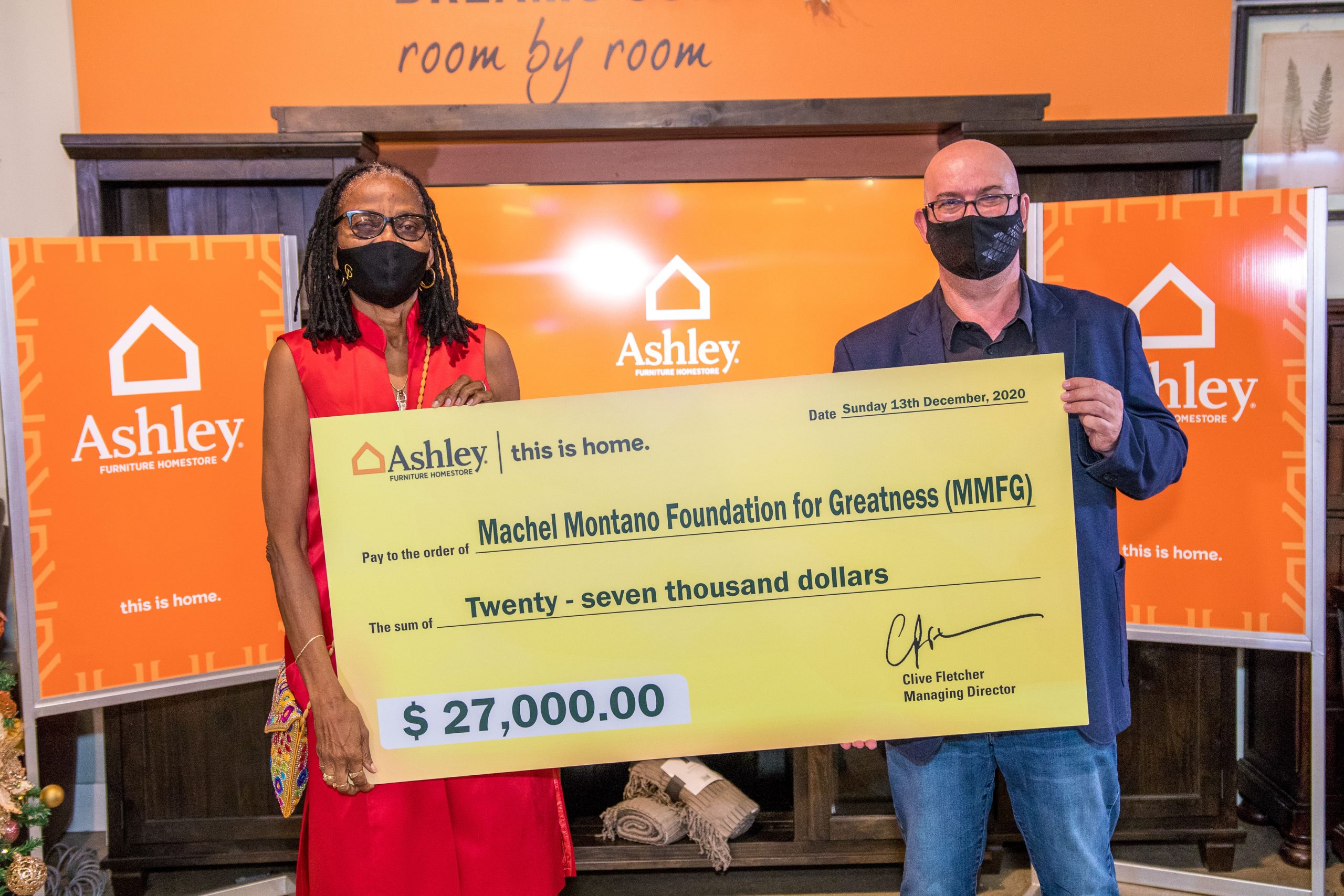 NGO’s receive $162,000 from Ashley Furniture HomeStore