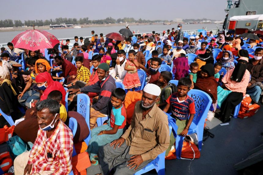 Bangladesh Moves Hundreds of Rohingya Refugees to Remote Island