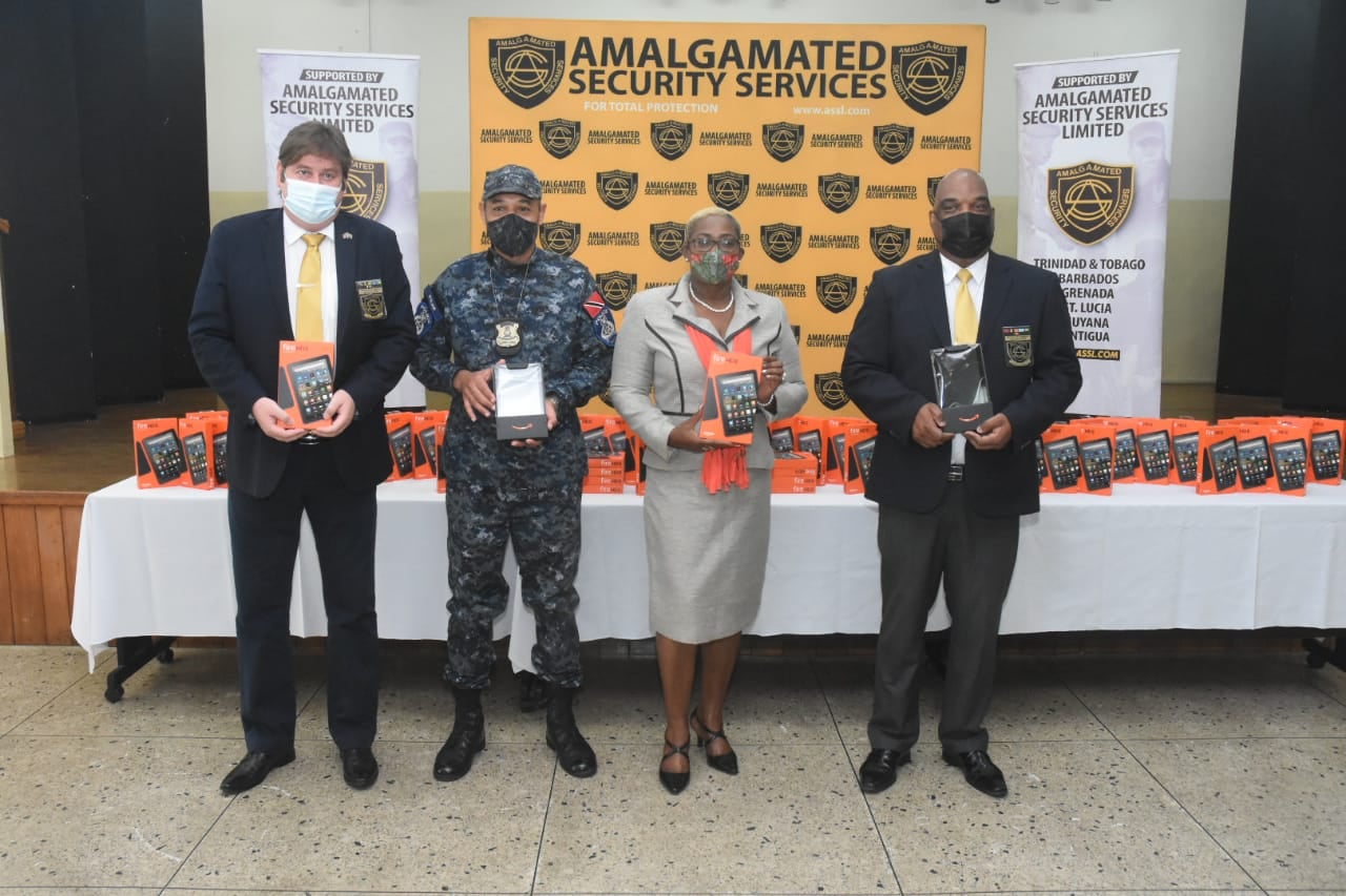 100 devices donated by Amalgamated Security to No Child Left Behind Programme