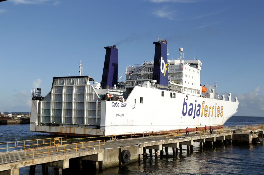 MV Cabo Star being taken out of service for maintenance