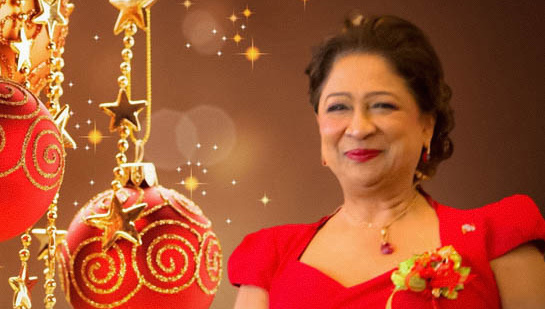 Kamla: Let the hope and faith of Christmas inspire us to rebuild