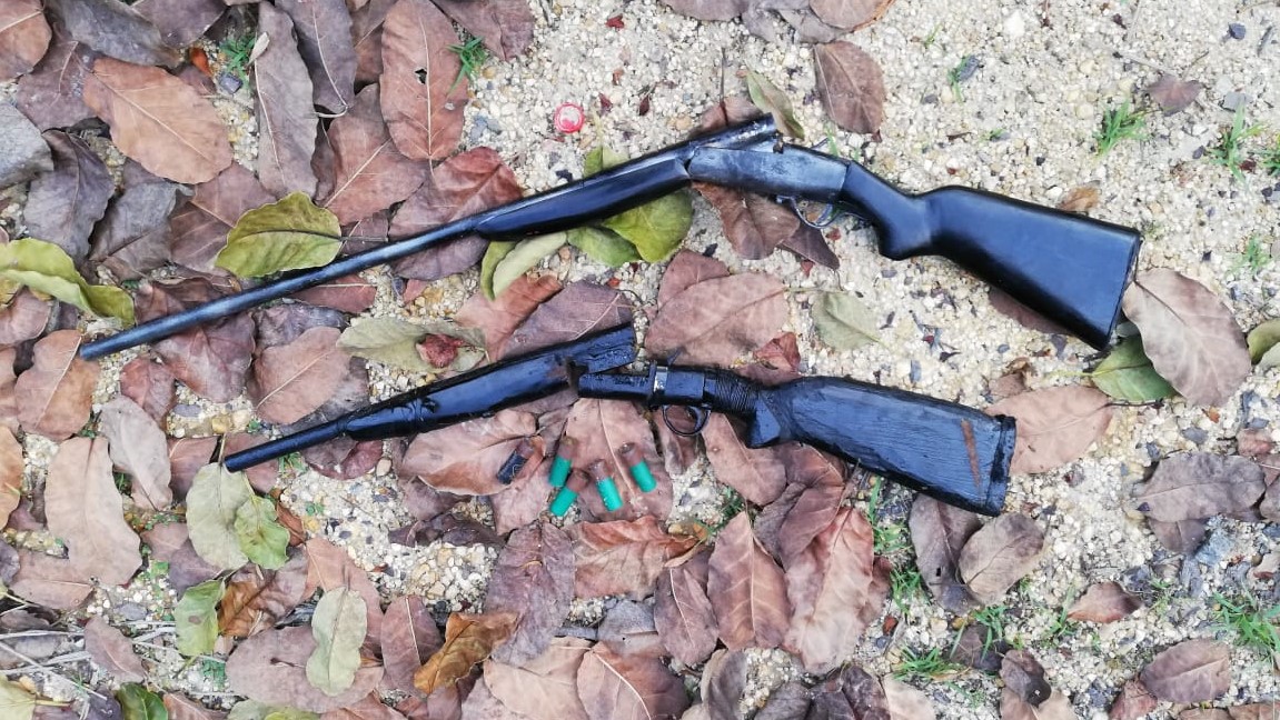 2 shotguns seized in Sangre Grande