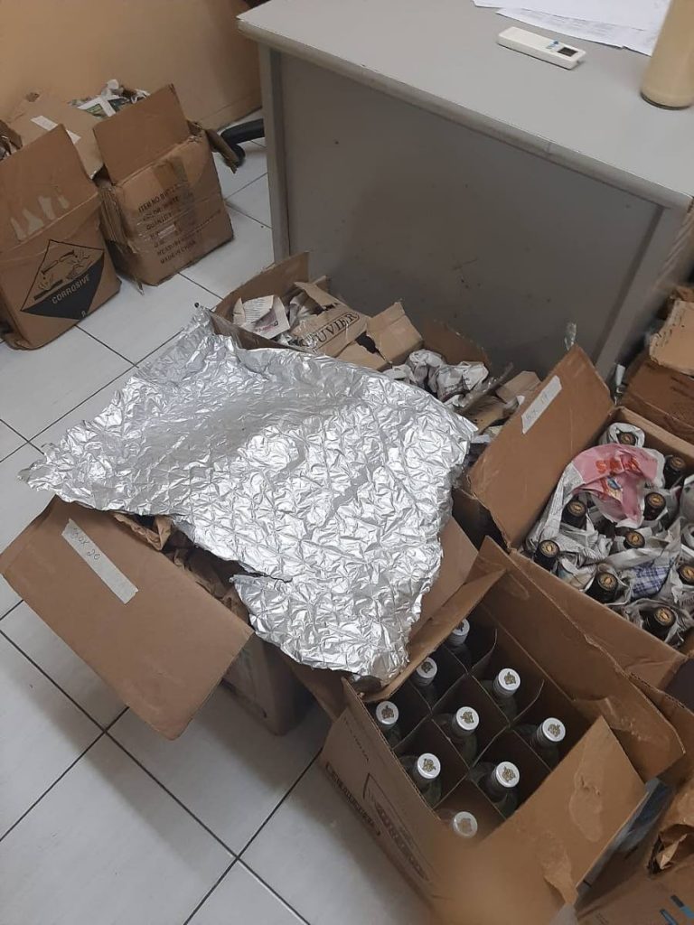 Alcohol and tobacco seized in Central Market