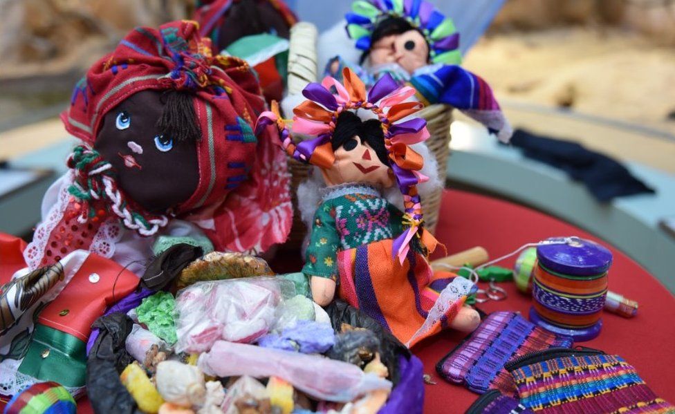 German customs officers find rare reptiles stitched inside Mexican dolls