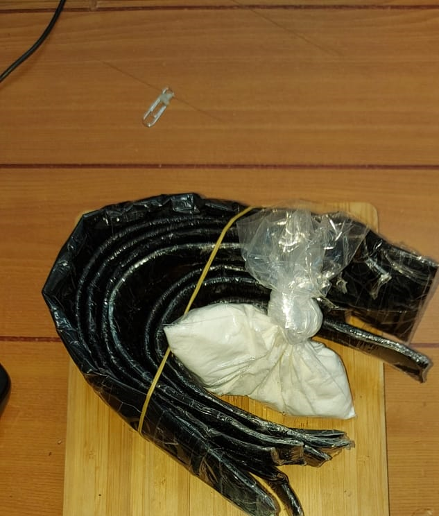 Nigerian national held with cocaine in fishing reels