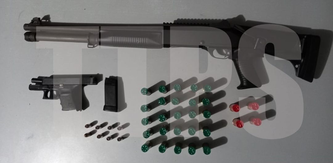 Firearms seized in Central Trinidad